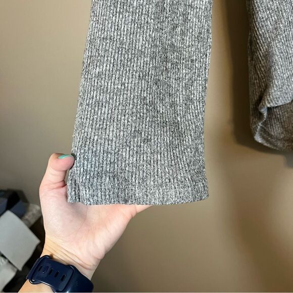✨ Anthropologie Maeve Gray Ribbed Cowl Neck Sweater Small - Picture 5 of 9